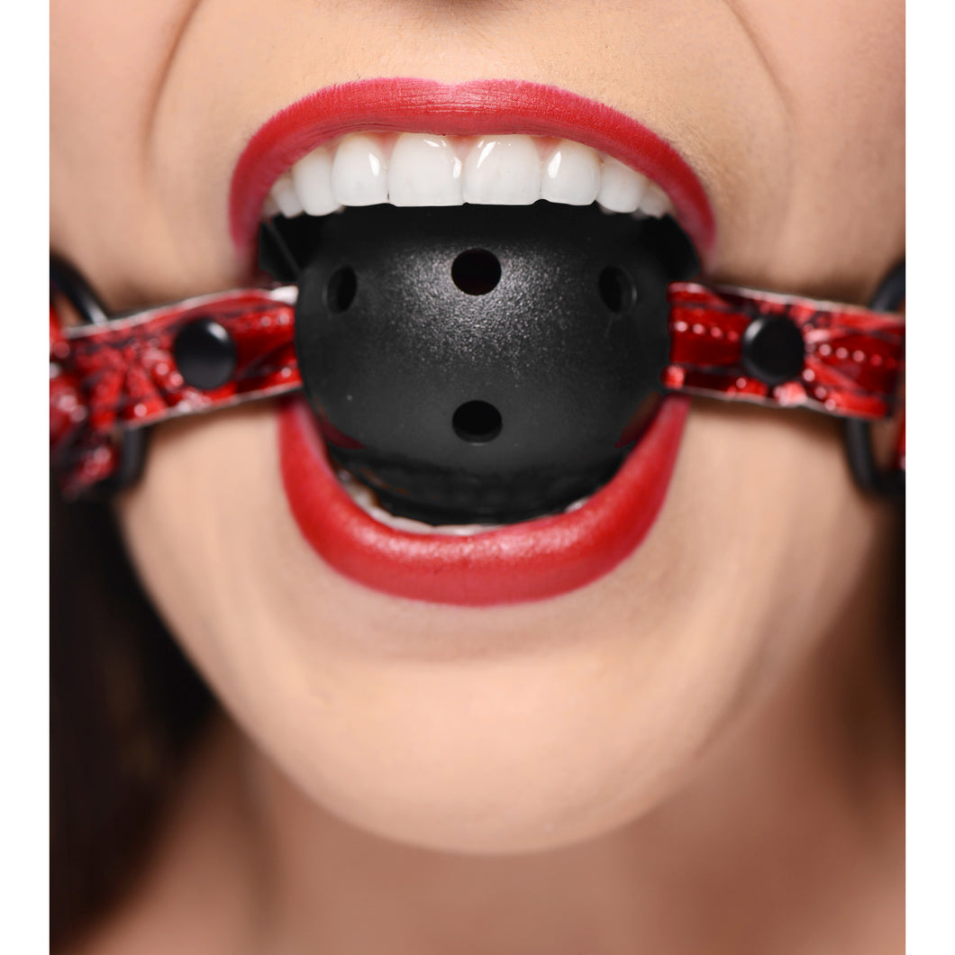 Crimson Tied Breathable Ball Gag