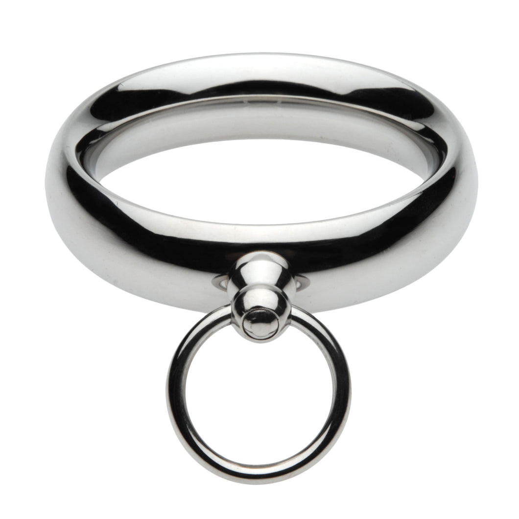 Lead Me Stainless Steel Cock Ring- 1.95 Inch