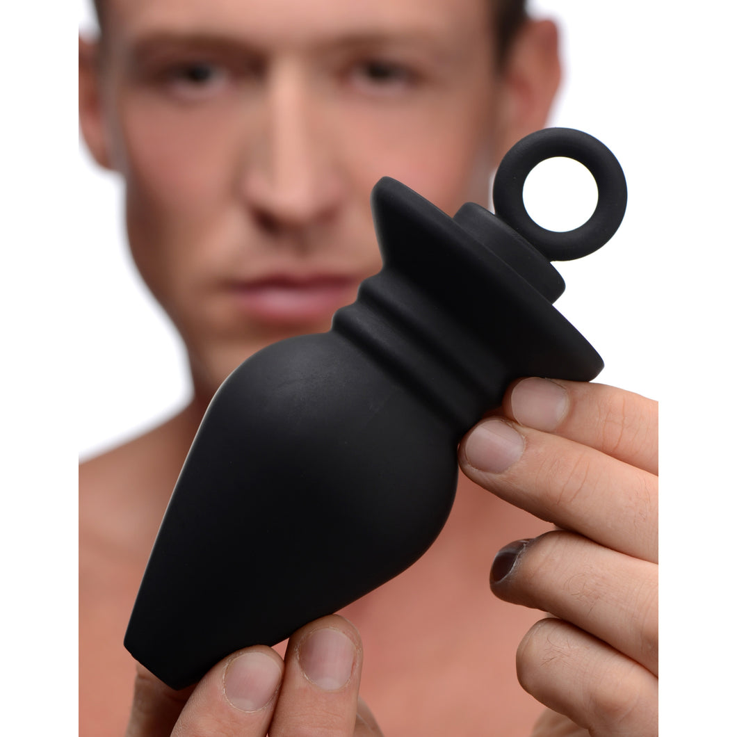 Plunged Silicone Hollow Plug with Insert