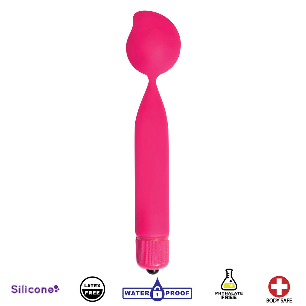 Single Vibrating Silicone Kegel Weight - Magenta