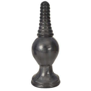 The King Ribbed Tip Anal Plug –