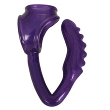 Load image into Gallery viewer, The Duke Cock and Ball Ring with Anal Plug -
