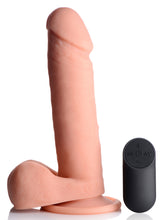 Load image into Gallery viewer, Big Shot Vibrating Remote Control Silicone Dildo with Balls - 9 Inch
