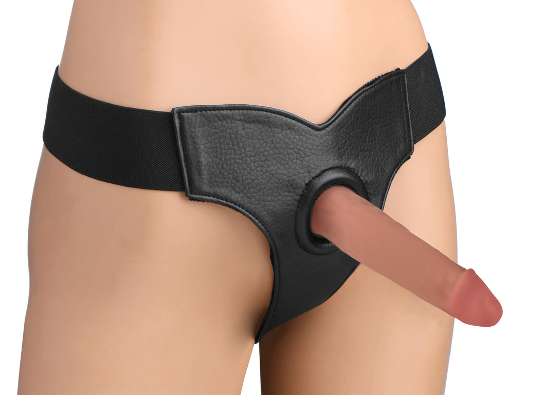 Bailey Velvet Lined Elastic Strap-on Harness