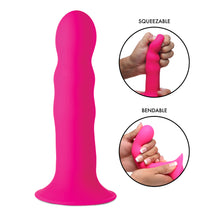 Load image into Gallery viewer, Squeezable Wavy Dildo -
