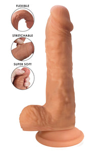 Easy Riders Dual Density Silicone Dildo - 9 Inch