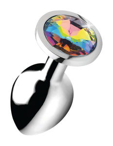 Rainbow Prism Gem Anal Plug - Large