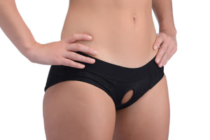 Lace Envy  Crotchless Panty Harness - L-XL