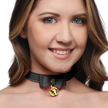 Load image into Gallery viewer, Golden Kitty Cat Bell Collar - /Gold
