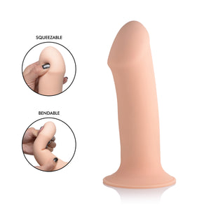 Squeezable Thick Phallic Dildo -