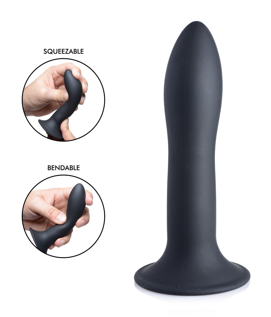 Squeezable Slender Dildo -