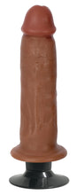 Load image into Gallery viewer, Jock Dark Bareskin Vibrating Dildo - 6 Inch
