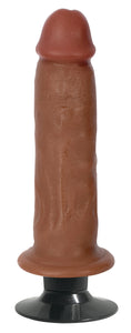 Jock Dark Bareskin Vibrating Dildo - 6 Inch