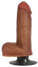 Load image into Gallery viewer, Jock Dark Bareskin Vibrating Dildo with Balls - 10 Inch
