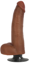 Load image into Gallery viewer, Jock Dark Bareskin Vibrating Dildo with Balls - 10 Inch
