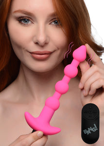 Remote Control Vibrating Silicone Anal Beads -