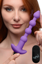 Load image into Gallery viewer, Remote Control Vibrating Silicone Anal Beads -
