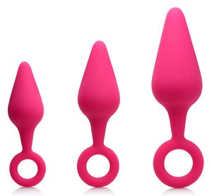 Rump Bumpers 3 Piece Silicone Anal Plug Set -