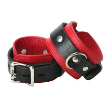 Load image into Gallery viewer, Strict Leather Deluxe Black and  Locking Wrist Cuffs
