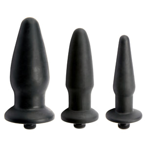 Trinity Silicone Vibrating Butt Plug-